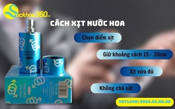 Hướng dẫn xịt nước hoa Intense Emotion đúng cách