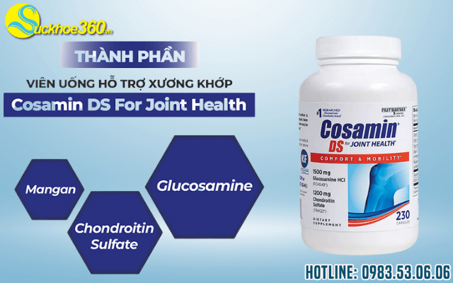 Thành phần chính tạo nên hiệu quả của Cosamin DS