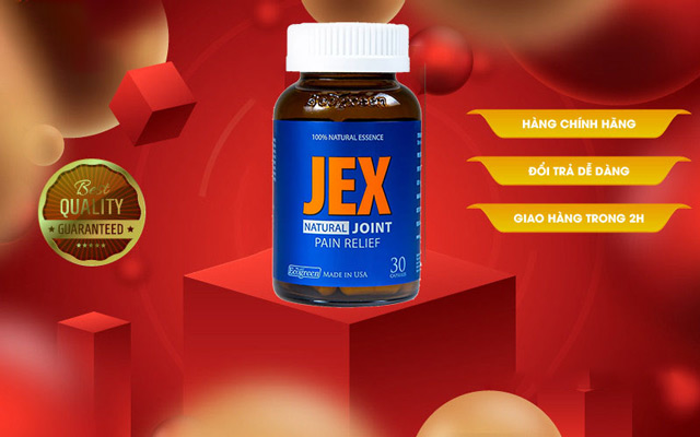 JEX Natural Joint Pain Relief - Hỗ trợ bảo vệ, tái tạo sụn khớp