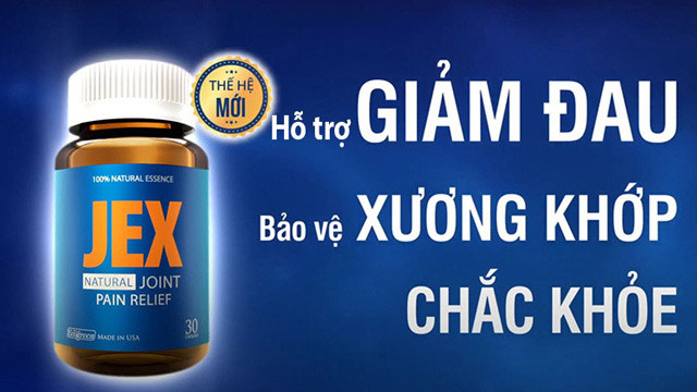 JEX Natural Joint Pain Relief - Hỗ trợ bảo vệ, tái tạo sụn khớp