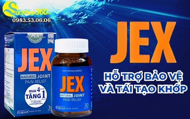 Jex Natural Ecogreen - Hỗ trợ bảo vệ, tái tạo khớp