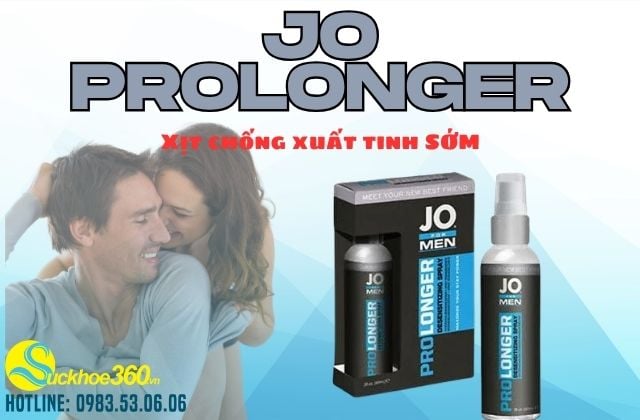 Giới thiệu chai xịt Jo Prolonger