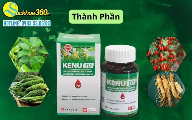 Những thành phần viên uống trong viên uống Kenu TD