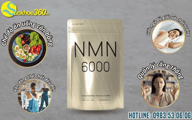 Kết hợp sản phẩm NMN 6000 với lối sống lành mạnh
