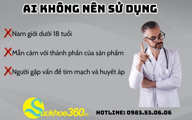 Những người sau đây không nên sử dụng Nam An