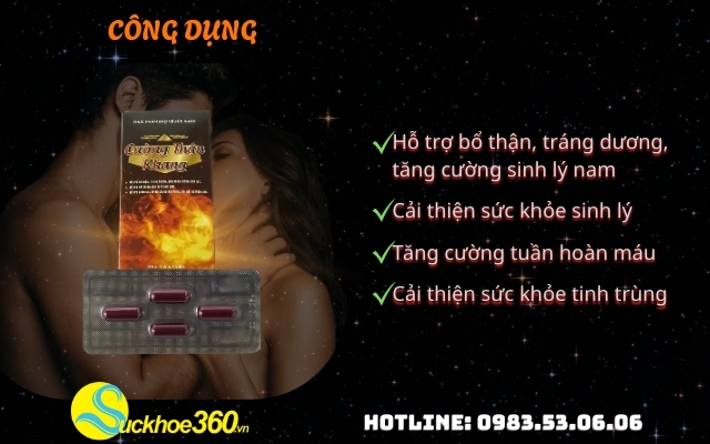 Cường Thận Khang có những công dụng nào?