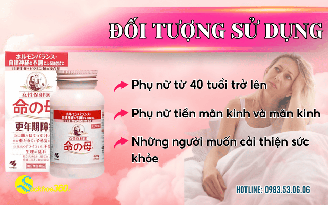 Viên uống Kobayashi đối tượng sử dụng