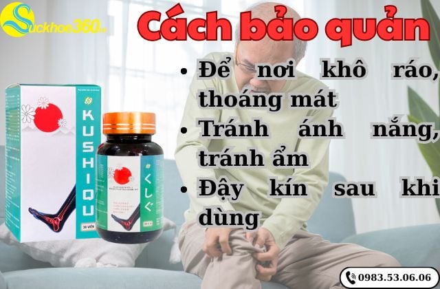 Cách bảo quản Kushiqu