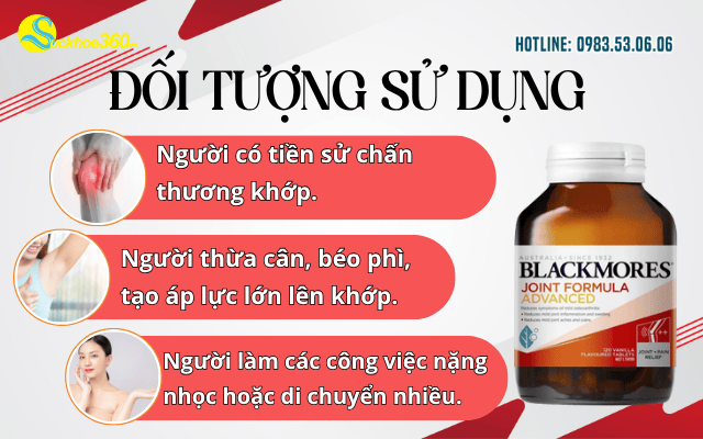 Blackmores Joint Formula Advanced đối tượng sử dụng