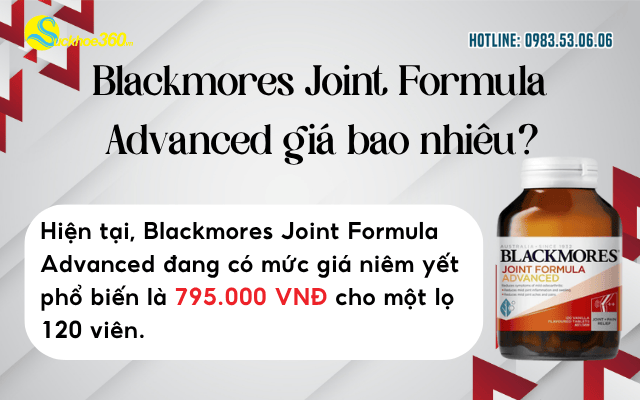 Blackmores Joint Formula Advanced giá bao nhiêu