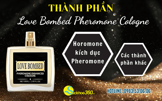 Love Bombed Pheromone Cologne thành phần
