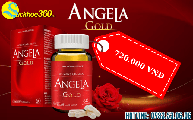 Viên uống Sâm Angela Gold 60 viên giá bao nhiêu?