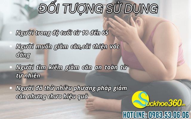 Đối tượng sử dụng giảm cân Thanh Quả Áo Đình hộp 30 viên