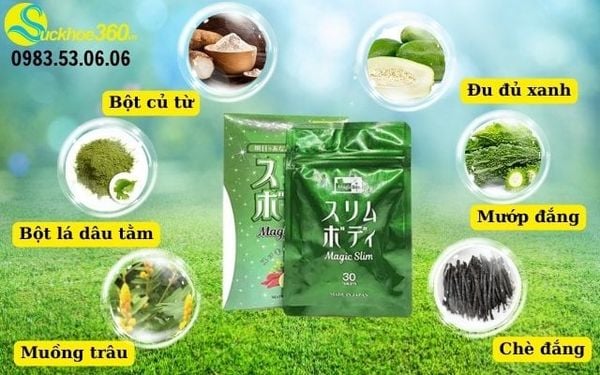 Thành phần đặc biệt viên uống giảm cân Magic Slim