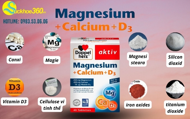 Thành phần viên uống Magnesium Calcium D3 có gì đặc biệt?