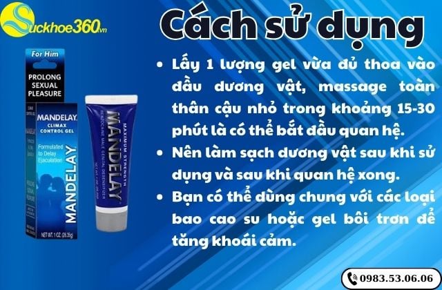 Cách sử dụng mandelay