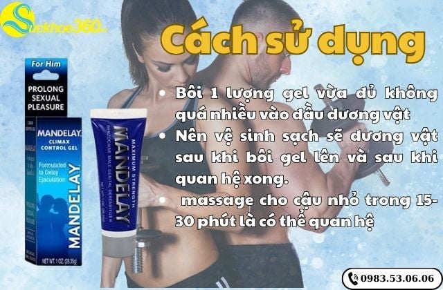 Cách sử dụng Gel Mandelay