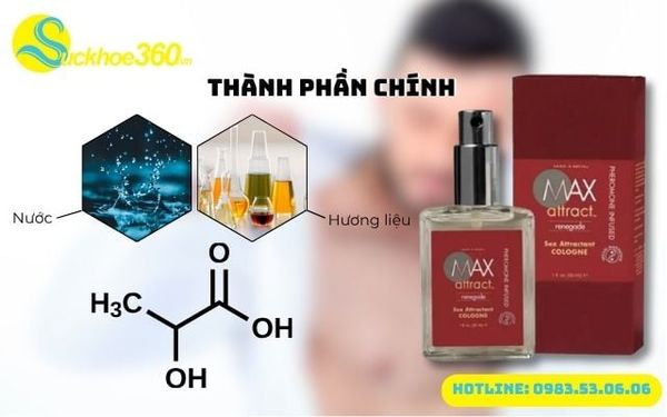 Nước hoa Max Pheromone có thành phần gì