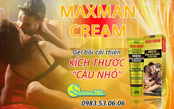 giới thiệu maxman cream