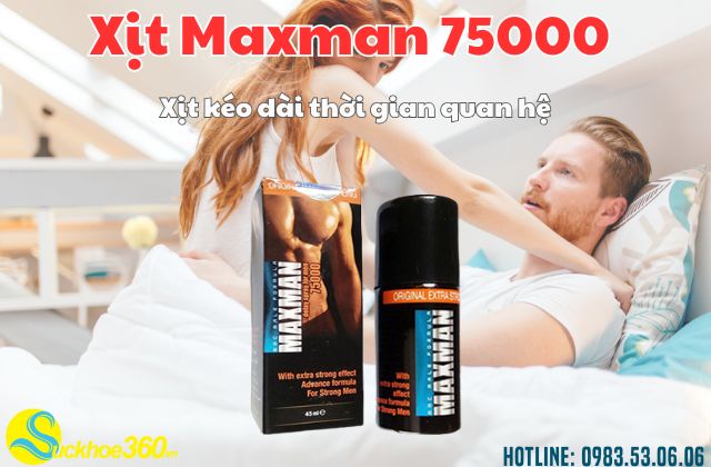 Giới thiệu Maxman Delay Spray For Men 75000
