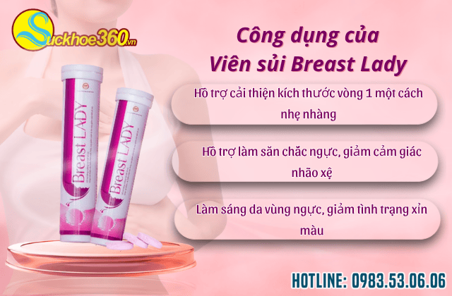 công dụng viên sủi Breast Lady