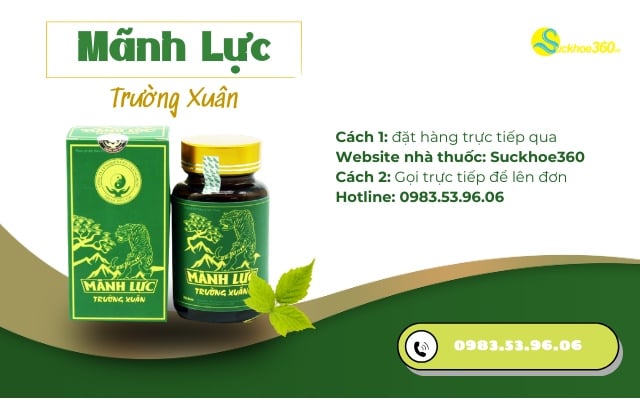Mãnh Lực Trường Xuân mua chính hãng ở Suckhoe360