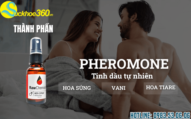 Thành phần nổi bật đáng chú ý có trong nước hoa Raw Chemistry dành cho nữ