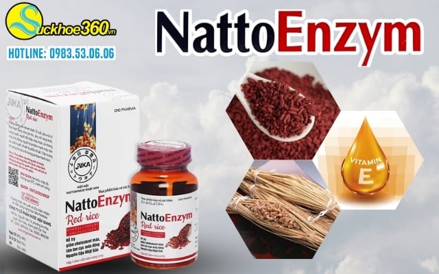 Thành phần của NattoEnzym Red Rice gồm những gì?