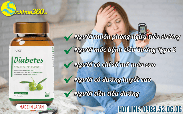 Đối tượng sử dụng viên uống Nucos Diabetes