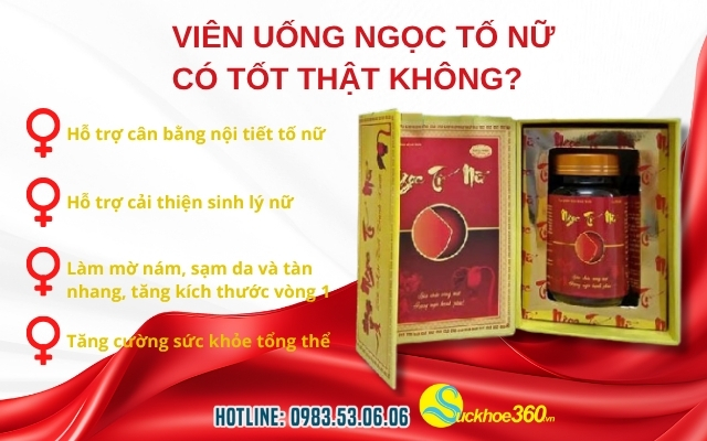 Công Dụng Vượt Trội Của Viên Uống Ngọc Tố Nữ