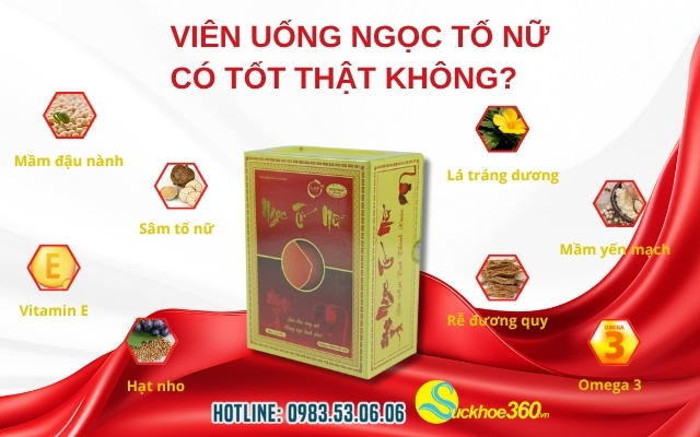 Thành Phần Của Viên Uống Ngọc Tố Nữ