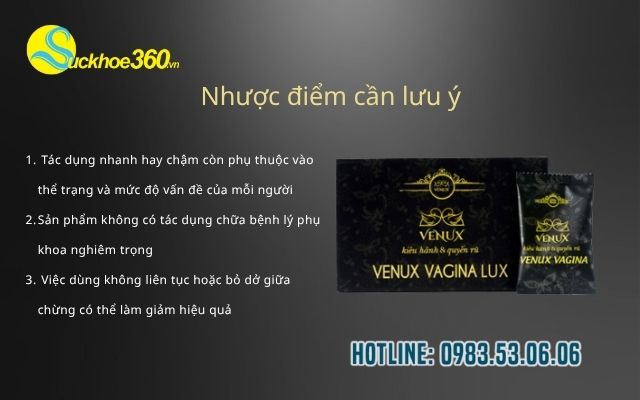 Venux Vagina Lux Có Tốt Không?