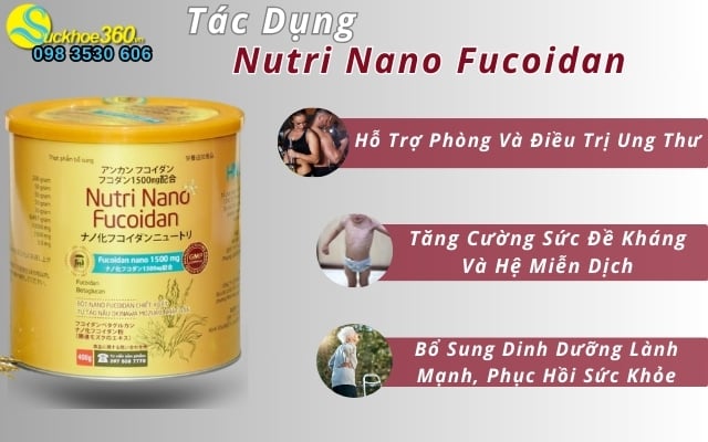 Công dụng vượt trội của Nutri Nano Fucoidan