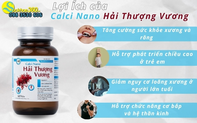 Lợi ích của Calci Nano Hải Thượng Vương
