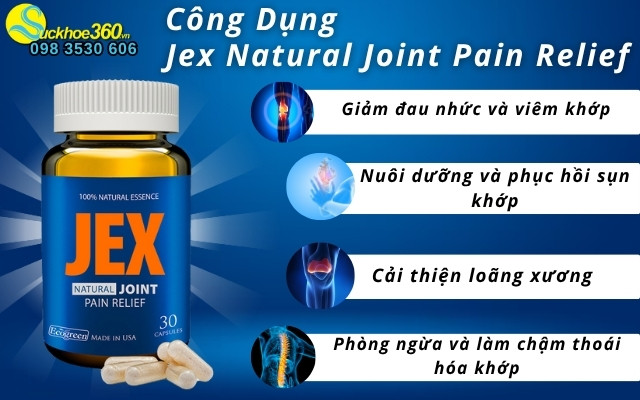 Công dụng của Jex Natural Joint Pain Relief