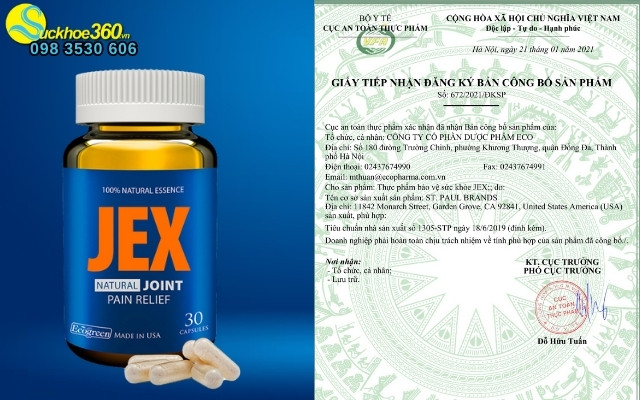Viên uống Jex Natural Joint Pain Relief có tốt không?