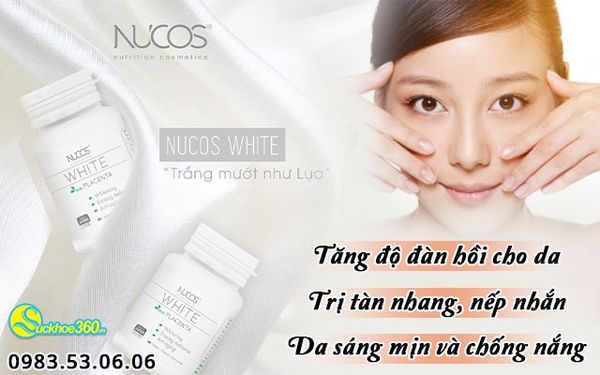 công dụng nucos white new placenta