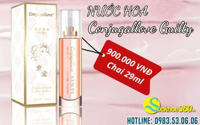 Nước hoa Conjugallove Guilty chai 29ml giá bao nhiêu?