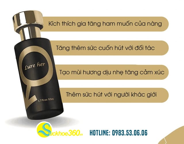 Nước hoa Lure Her và Lure Him có công dụng gì?