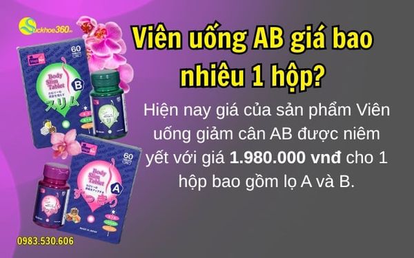 giá Viên uống giảm cân AB
