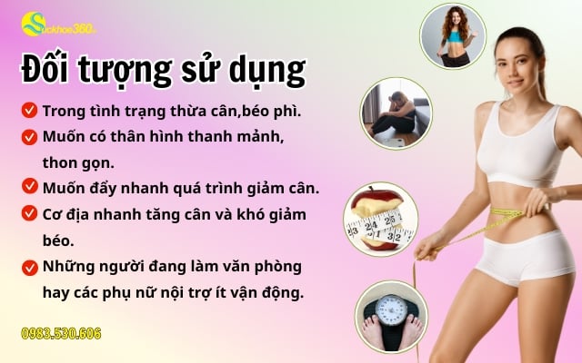 Đối tượng Viên uống giảm cân AB