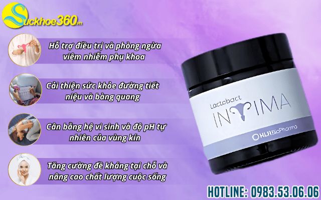 Công dụng nổi bật của viên uống Lactobact Intima
