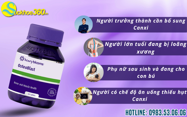 Đối tượng sử dụng Osteoblast Henry Blooms
