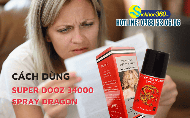 Super Dooz 34000 Spray Dragon hướng dẫn sử dụng