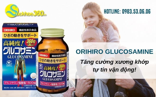 Thông tin về Orihiro Glucosamine 1500mg