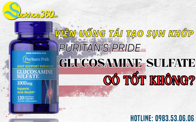 Puritan's Pride Glucosamine Sulfate 1000mg có tốt không?