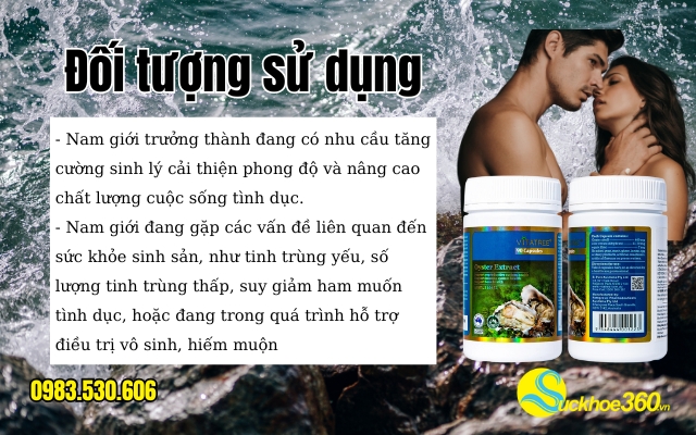 Đối tượng sử dụng Oyster Extract Vitatree
