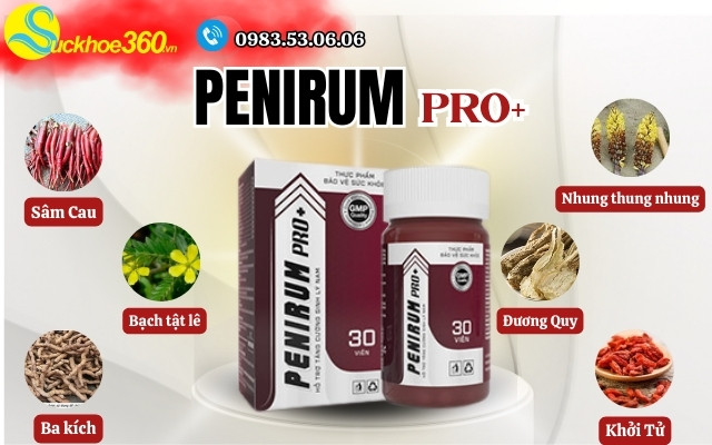 Viên uống Penirum Pro+ có những thành phần gì?