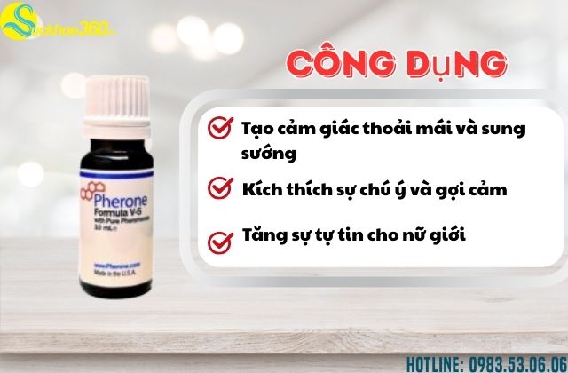 Công dụng của Pherone Formula V-5