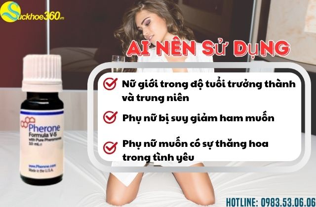 Đối tượng sử dụng Pherone Formula V-5